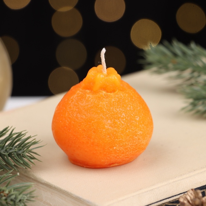 Новый год Свеча "Мандаринчик"