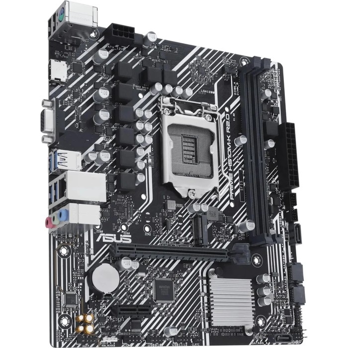 Материнская плата Asus Prime H510M-K R2.0, LGA 1200, H510, 2xDDR4, VGA, HDMI, mATX