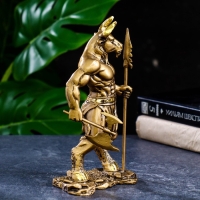 Фигура "Минотавр" золото, 13,5х9х23см