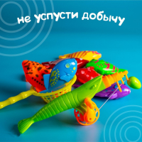 Рыбалка &laquo;Морская&raquo;: 1 удочка, 8 рыбок, сачок