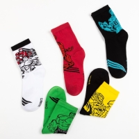 Набор носков "Avengers", Мстители, 5 пар, 22-24 см Набор носков "Avengers", Мстители, 5 пар, 22-24 см