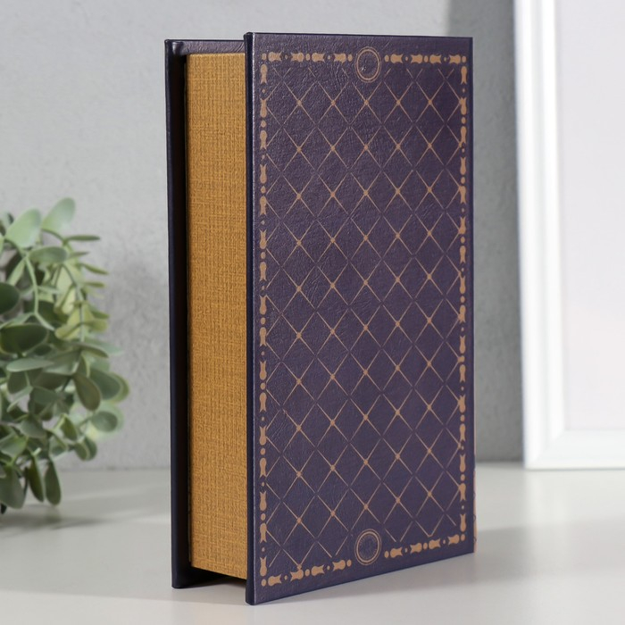 Сейф шкатулка книга "Атлас мира" тиснение 21х13х5 см