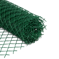 Сетка садовая, 1 &times; 10 м, ячейка ромб 40 &times; 40 мм, пластиковая, зелёная, Greengo