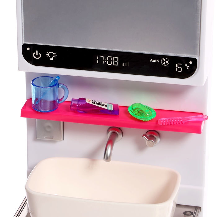 Набор мебели для кукол &laquo;Ванная комната&raquo;, раковина, гардеробная