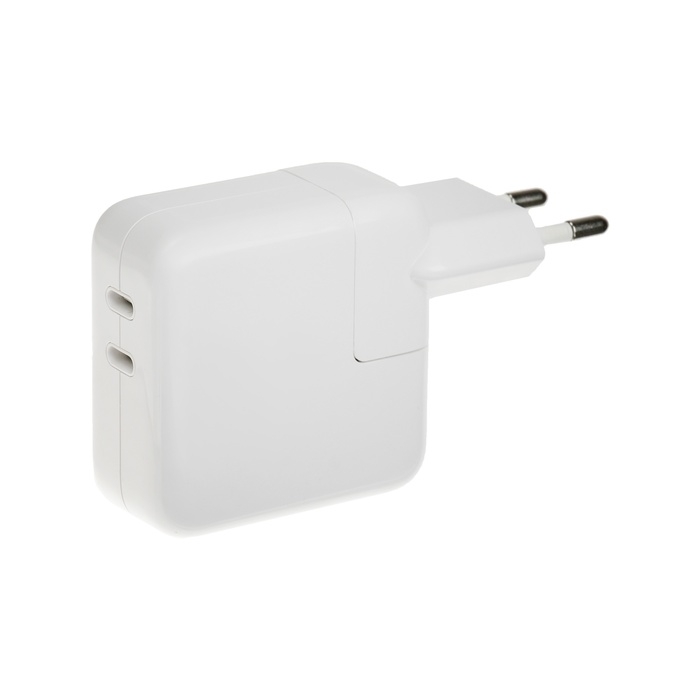 Сетевое зарядное устройство GQ-9, 2 Type-C, 3 A, 35 W, белое Сетевое зарядное устройство GQ-9, 2 Type-C, 3 A, 35 W, белое