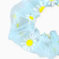 Резинка для волос &laquo;Ромашка&raquo; голубая, Холодное сердце