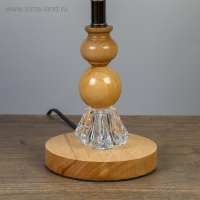 Лампа настольная "Аврора" 1х40Вт Е27 220В низ с подсветкой 21х21х38 см