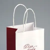 Пакет подарочный под бутылку, упаковка, &laquo;Для тебя&raquo;, белый крафт, 13 х 36 х 10 см