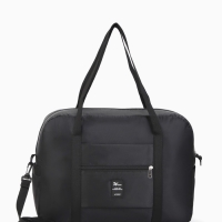 Сумка дорожная на молнии, чёрная