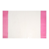 Набор обложек для тетрадей и дневников, 5 штук - 5 цветов, 355 х 230 мм, плотность 110 мкр, прозрачная, клапан цветной