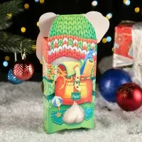 Подарочная коробка &laquo;Заяц Новогодний&raquo;, 12&times;7&times;23 см