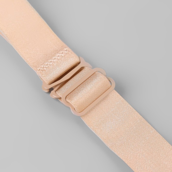 Бретели текстильные, 2 см, 34 см, пара, цвет бежевый Бретели текстильные, 2 см, 34 см, пара, цвет бежевый