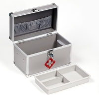 Аптечка для хранения лекарств, металлическая, 24 х 13 х 3.5 см