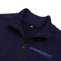 Толстовка на молнии President, размер XXL, цвет синий