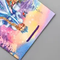 Пакет подарочный новогодний ламинированный, &laquo;Снегурочка ждет Деда Мороза&raquo; , 18&times;10&times;22.3 см