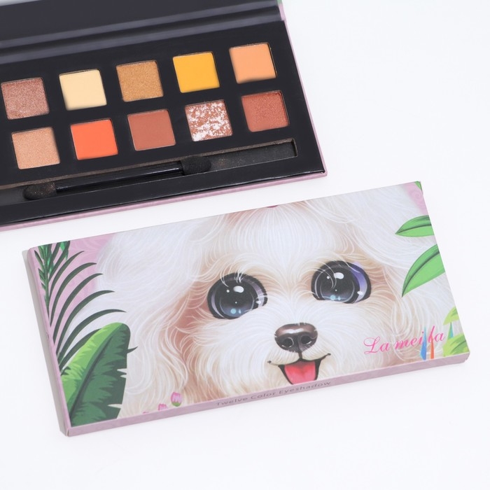 Палетка теней для век, 12 цветов