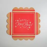 Коробка для кондитерских изделий с PVC крышкой &laquo;New story&raquo;, 13 х 13 х 3 см