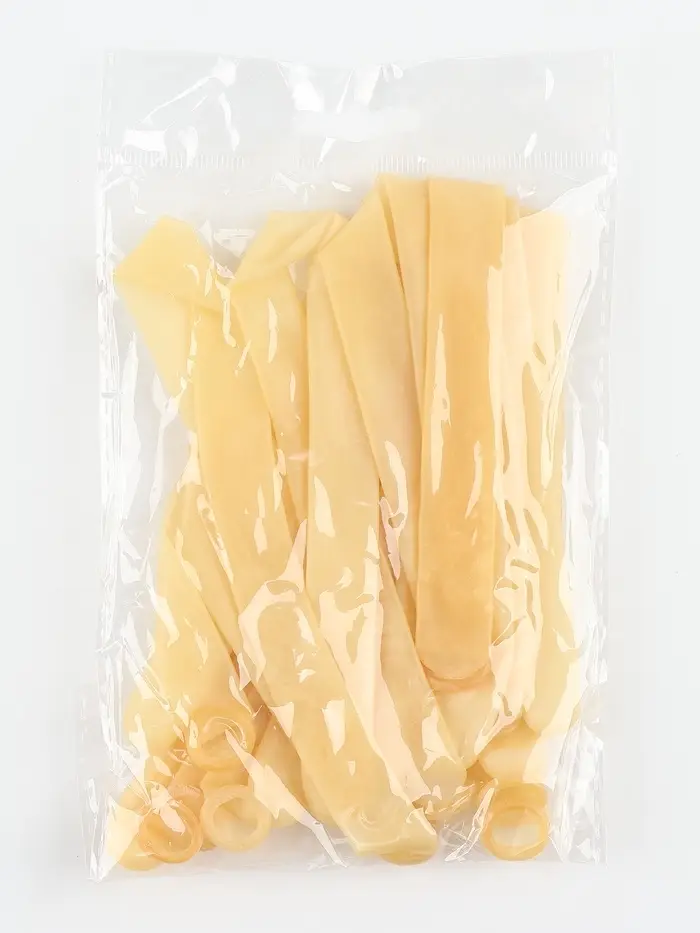 Воздушные шары для моделирования 125 см, d=7.5 см, 10 шт., прозрачные