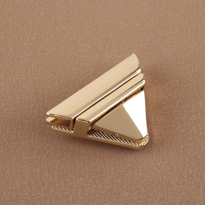 Застёжка для сумки, 4,5 &times; 2,9 см, цвет золотой