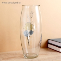 Ваза "Роза" на проз.стекле, d-7см 10х23 см