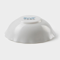 Салатник &laquo;Дива&raquo;, 430 мл, d=15,5 см, стеклокерамика, цвет белый