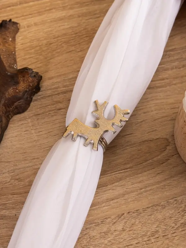 Кольцо для салфеток "Оленёнок" алюминий 5х4х5 см