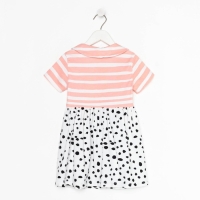 Платье детское на пуговках KAFTAN "Amore" р.28 (86-92)