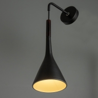 Бра "Троник" Е27 40Вт черный 10х10х35-135см