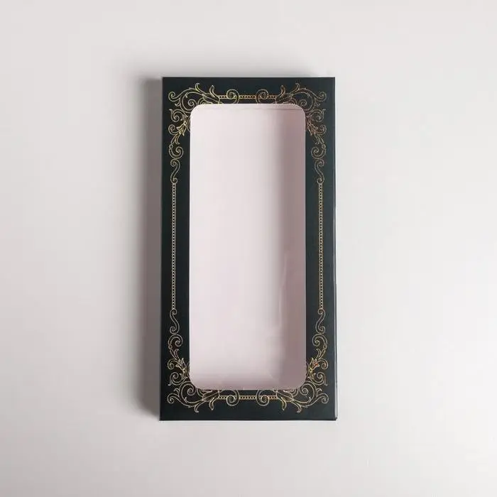 Коробка для шоколада, кондитерская упаковка, &laquo;Винтаж&raquo;, с окном, 17.3 х 8.8 х 1.5 см