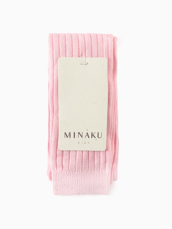 Лосины детские с лямками MINAKU, рост 80-86 см, розовые