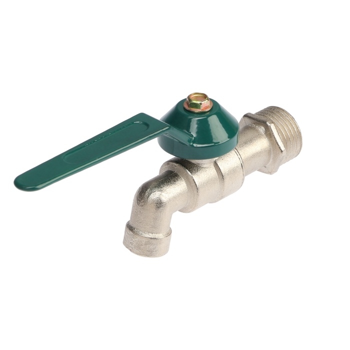 Кран водоразборный ZEIN,1/2 Кран водоразборный ZEIN,1/2", рычаг, укороченный, цинк