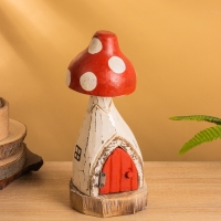 Сувенир &laquo;Домик гриб&raquo;, 13&times;12&times;29 см, дерево