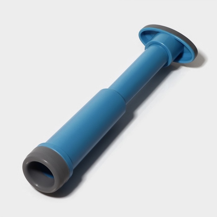 Набор банок для продуктов с вакуумом Доляна, 3 шт, 380 мл, 750 мл, 1,3 л, насос, цвет голубой