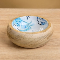 Набор розеток на подносе "Крабы" (3 шт) дерево манго 33,5х13х6,5 см