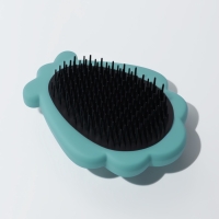 Расчёска массажная «Ракушка», 11×8.5 см, голубая Расчёска массажная «Ракушка», 11×8.5 см, голубая