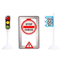 Набор детских машинок &laquo;Пожарная служба&raquo;, инерция, 5 шт., аксессуары