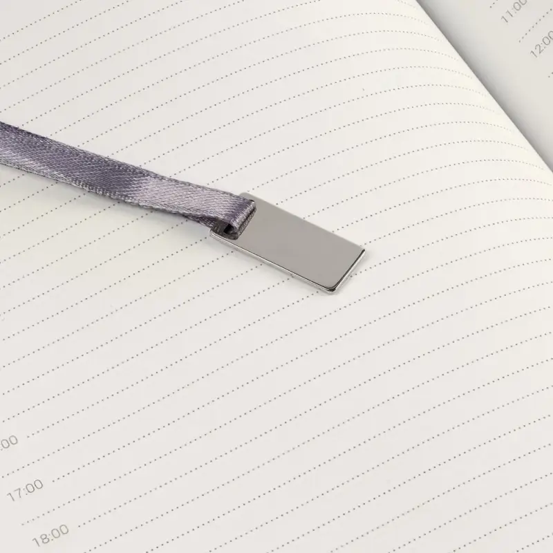 Ежедневник Grace на заказ, недатированный, серый