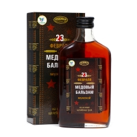 Медовый бальзам алтайский Мужской, 23 февраля, 250 мл Медовый бальзам алтайский Мужской, 23 февраля, 250 мл
