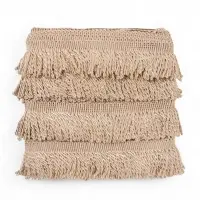 Бахрома жгут, 6,5 см, 20 м&plusmn;0.5, цвет бежевый