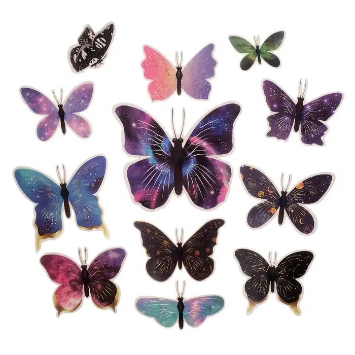 Набор магнитов на холодильник &laquo;Космос &raquo;, 12 шт., картон, h=4-10 см