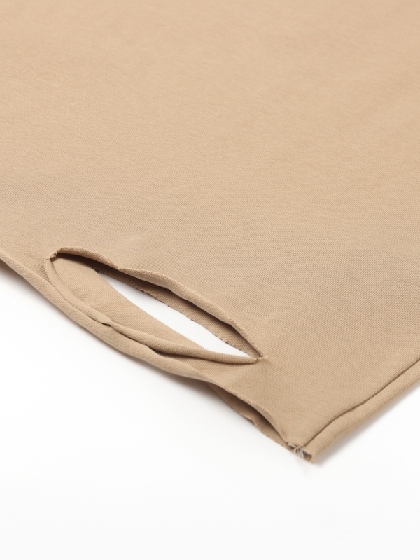 Футболка с длин. рукавом женский MINAKU: One Most Brand, цвет коричневый, ONESIZE