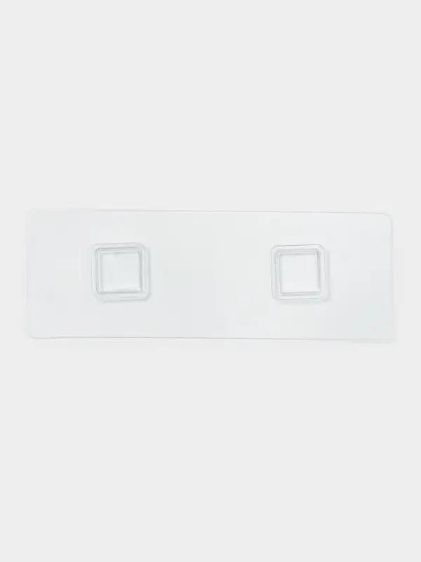 Полка для ванной настенная, цвет прозрачный