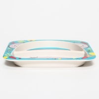 Тарелка детская из бамбука Me To You нежно-голубой Тарелка детская из бамбука Me To You нежно-голубой