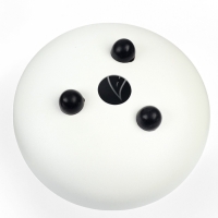 Глюкофон - музыкальный инструмент, цветок белый, 11 лепестков, 18 х 18 х 11 см