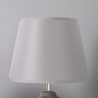 Настольная лампа "Бутоны" 1х15Вт Е14 серый 20х20х28см