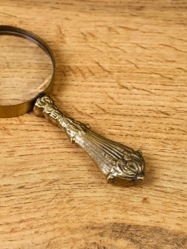 Лупа "Баскервиль" латунь 5х5х12 см