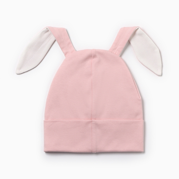 Шапка детская "Banny", цвет пудра, размер 54-58