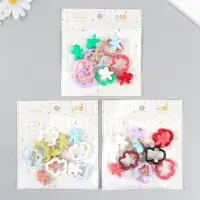 Бусина для творчества пластик "Печенка-конструктор" МИКС 3,1х2,8х0,7 см