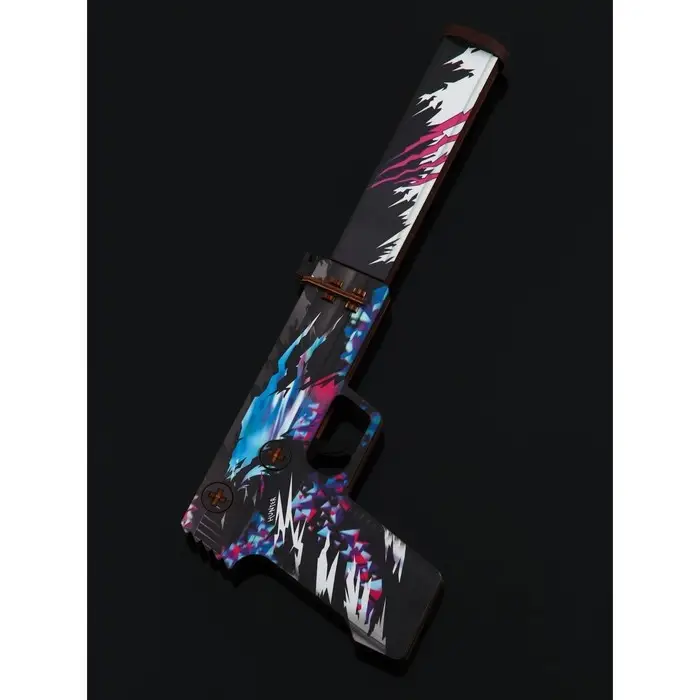 Набор сувенирное оружие &laquo;Некромантика&raquo;, автомат М4А4, пистолет с глушителем, нож-штык, 3 шт