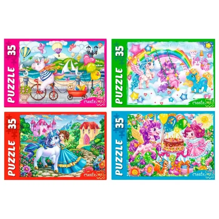 Пазл &laquo;Чудесные единороги&raquo;, 35 элементов